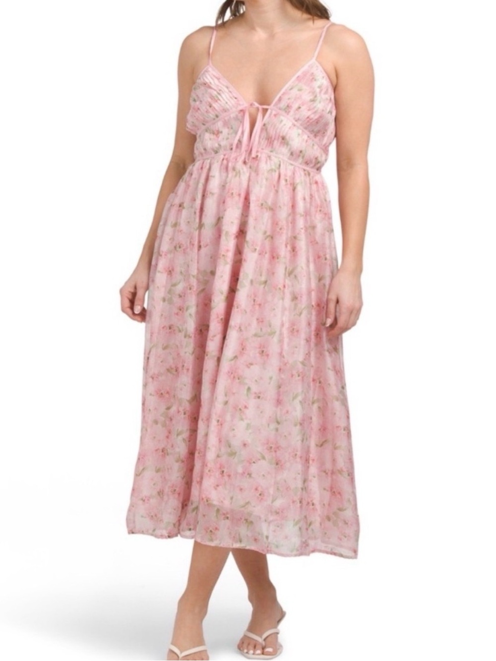 En Saison | Floral Pink Maxi Dress